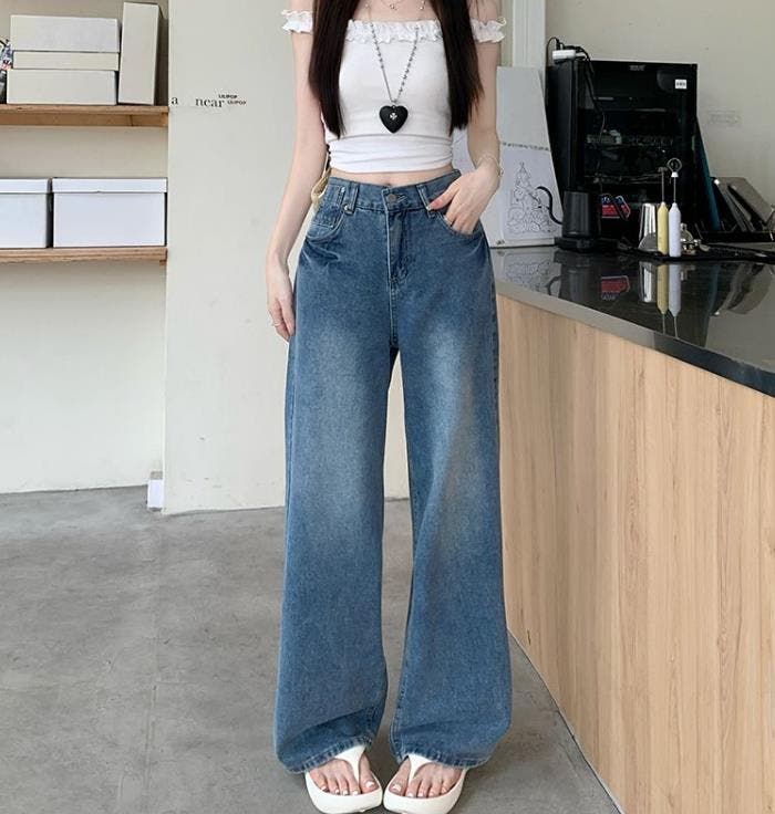 全3色 デニムパンツ スタイリッシュ フレア デニム 韓国 miniministore フレアデニムパンツ ストレッチパンツ韓国