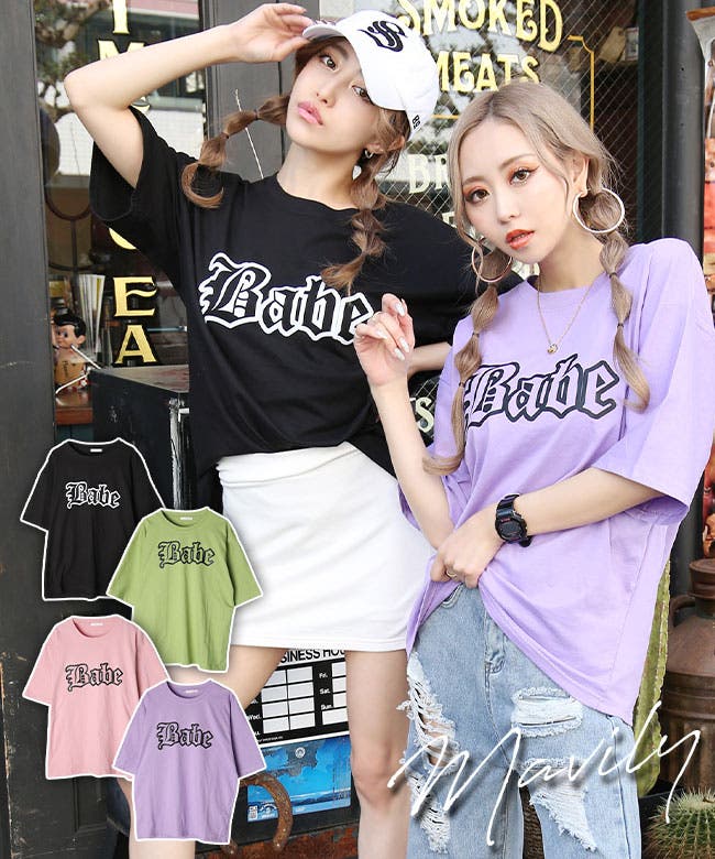 BIGカラーTシャツ【ちゃんかお / AMI着用】mavily[品番