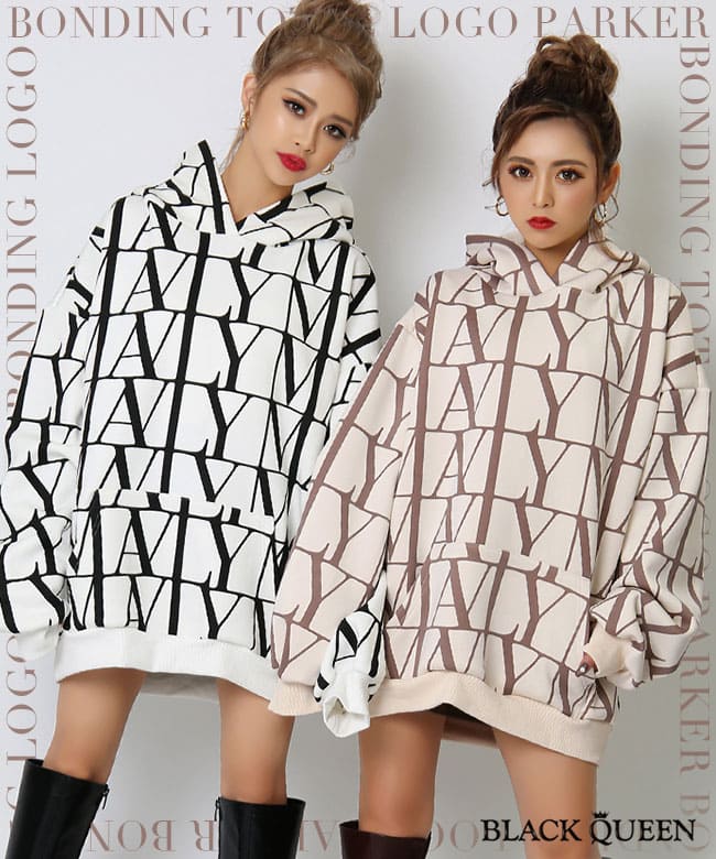 ボンディング総ロゴパーカー【KATOMIKA / AN着用】mavily[品番