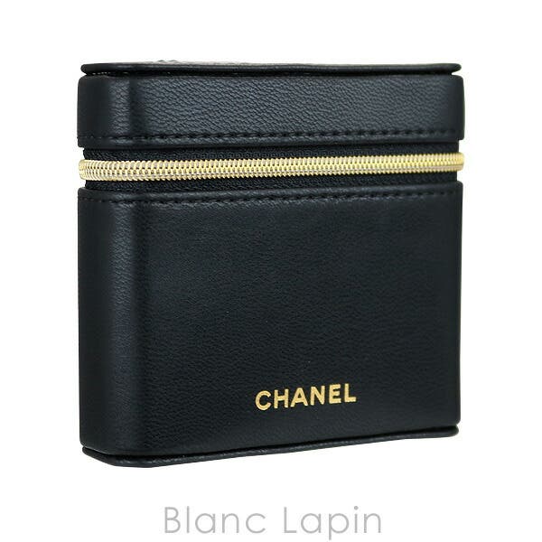 CHANEL ブラックレザー リップケース　ポーチ 新品 シャネル CHANEL リップケース レザー ポーチ ブラック 口紅入れ