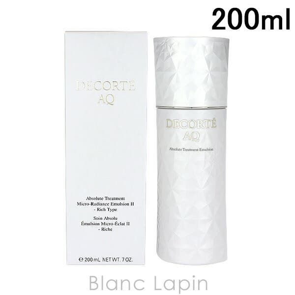 DECORTÉ AQ エマルジョン II リッチタイプ 200ml コットン DECORTÉ AQ エマルジョン II リッチタイプ 200ml コットン コーセー