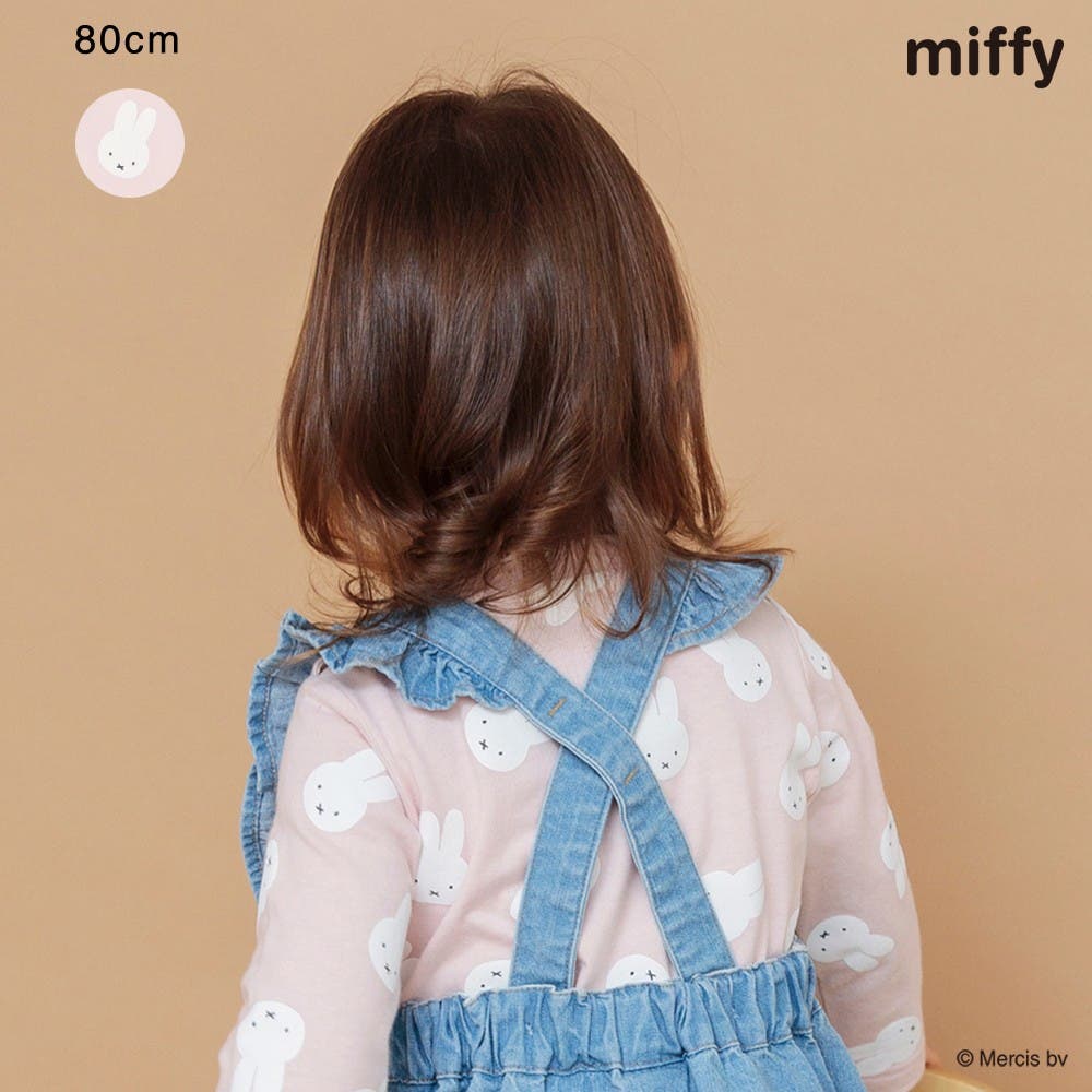 ベビー/miffy/ミッフィー】総柄ロンパース[品番：BRSK0008484