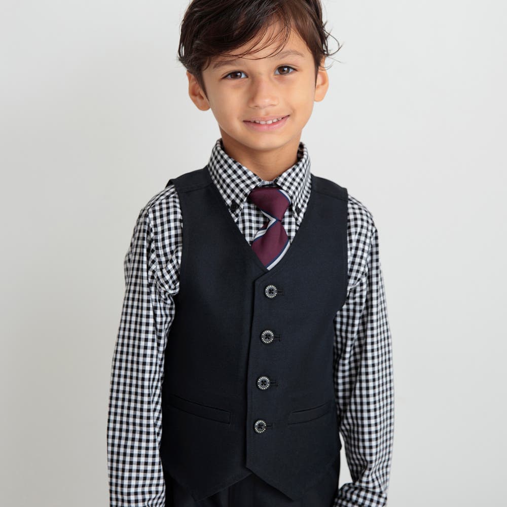 フォーマル】ギンガム チェック シャツ/七五三/卒園/入学/入園[品番