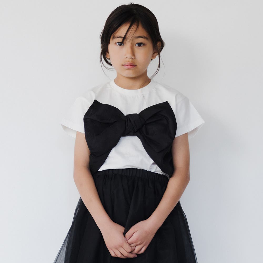 金子綾さんCOUDRE フリル付き黒ビスチェ　未使用に近い c03.jpg