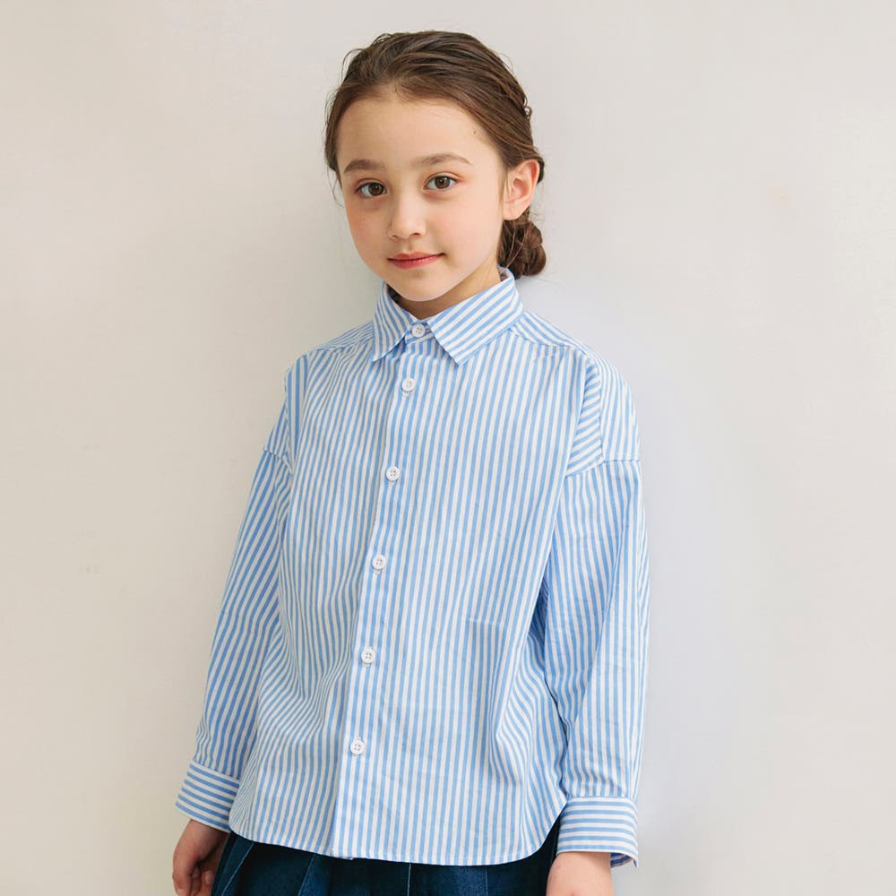 Ou? by EDWIN】ストライプシャツ[品番：BRSK0008108]｜ブランシェスの