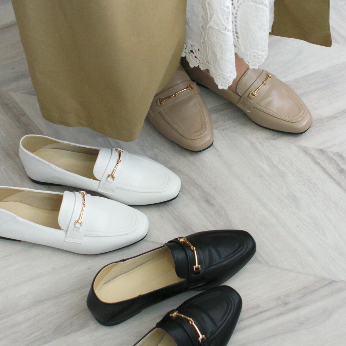 ローファー スクエアトゥ ビット[品番：DCLS0001322]｜Brignton （ブライトン  ）のレディースファッション通販｜SHOPLIST（ショップリスト）