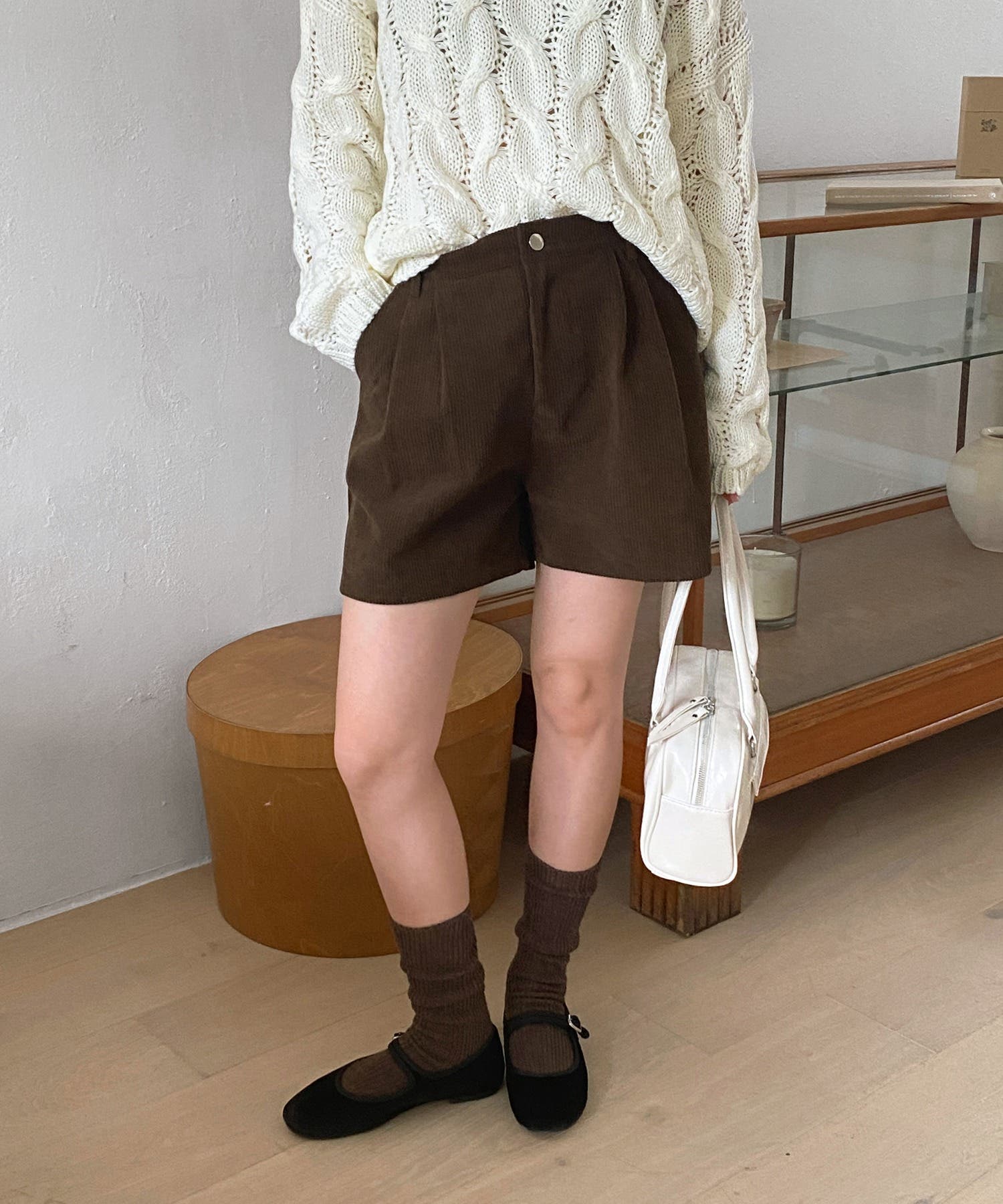 コーデュロイショートパンツ[品番：FROW0001532]｜by muni:r