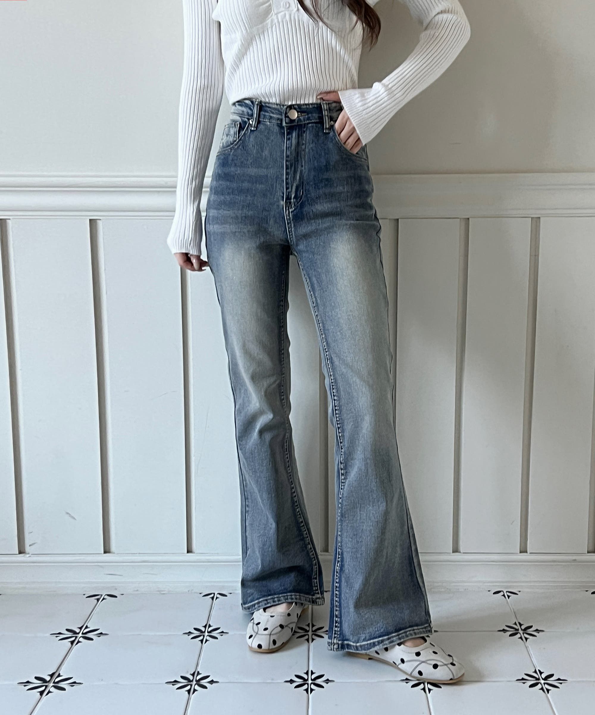 ウォッシングブーツカットデニムパンツ/2025 AW COLLECTION[品番