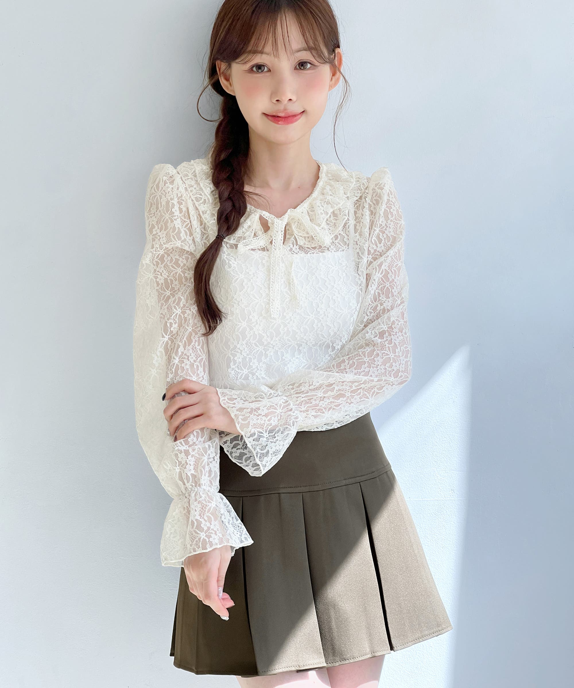 ロマンティックレースフリルブラウス/2026 SS COLLECTION[品番