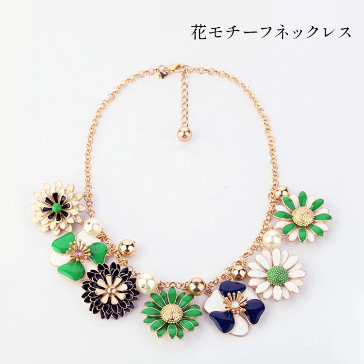 レディース ネックレス 花モチーフ[品番：CDHW0000619]｜candy-house