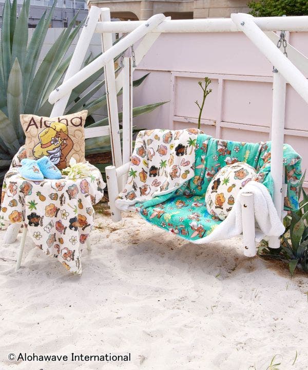 カヒコ】ハワイブランケットXL【ALOHA MAPUA】[品番：ACNW0030268