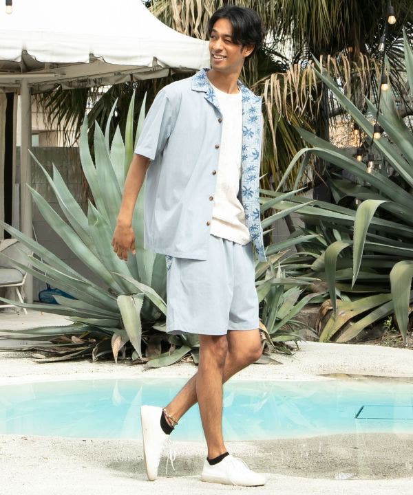 カヒコ】メンツァーメンズハーフパンツ【SURF&Palms】[品番