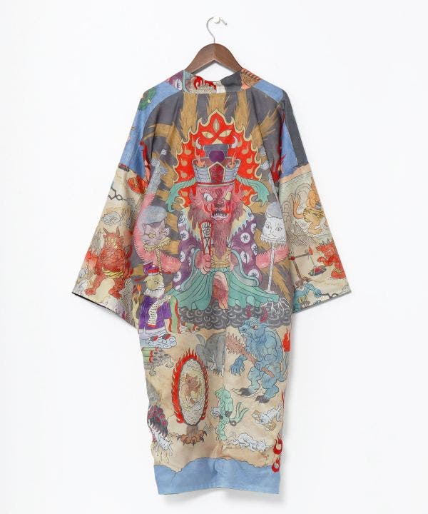 カヤ】透き影羽織 黒 レース 羽織 倭屋 ワモノカヤ アミナ カヤ