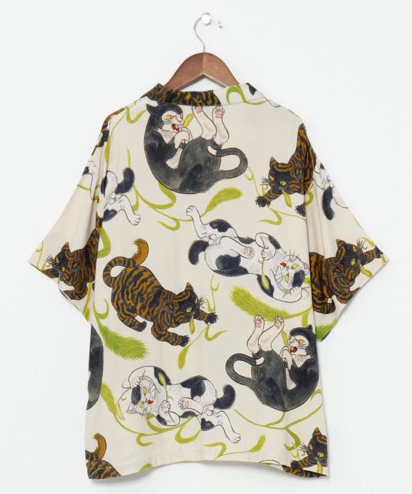 ☆★ 石黒亜矢子×カヤ コラボアロハ ★☆ カヤ】アロハシャツMサイズ《石黒亜矢子×倭物やカヤ》[品番