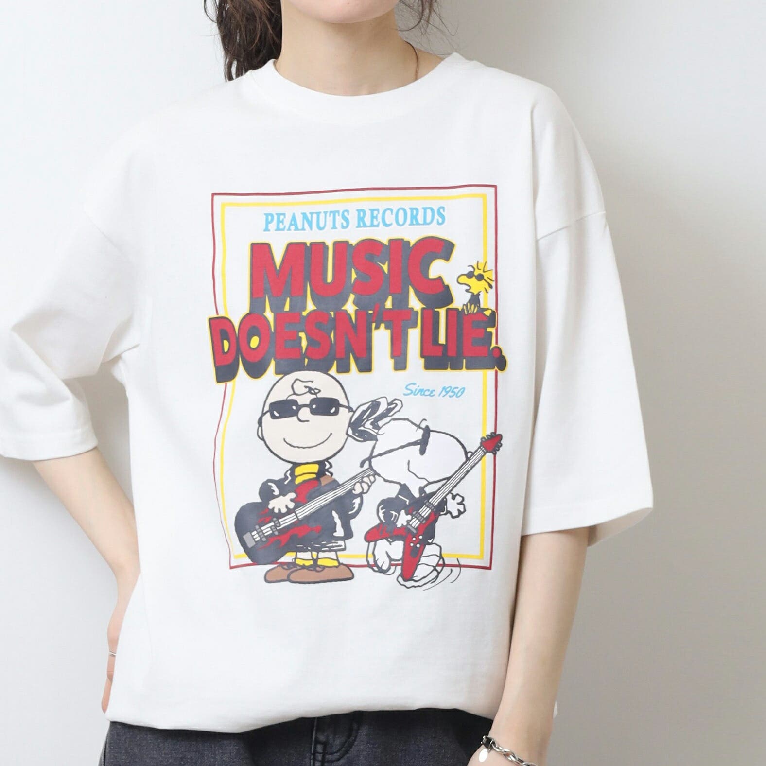 snoopyさん専用 スヌーピー ロック柄 ヘビーウェイト[品番：YSDW0003542