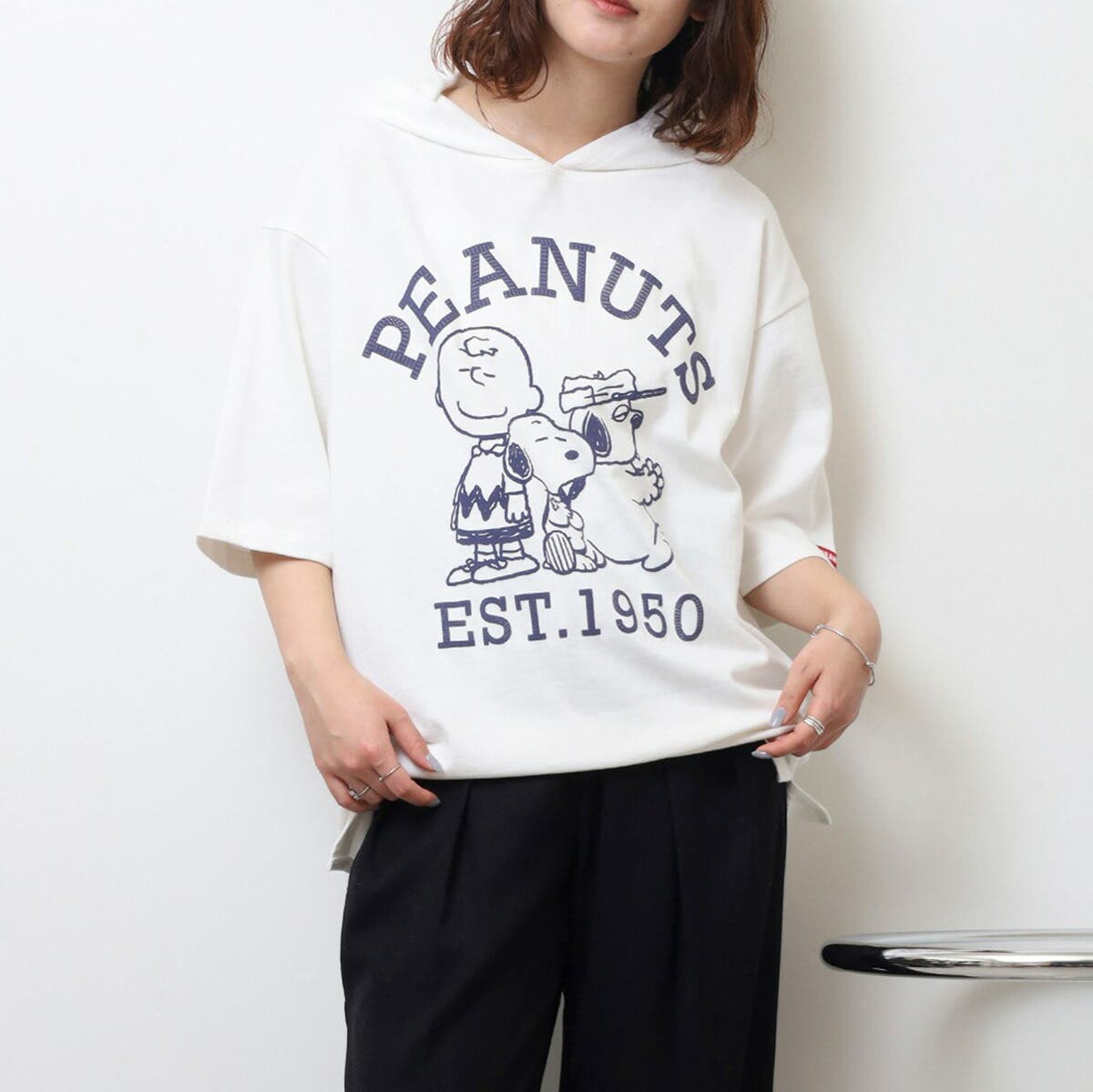 SNOOPY - 杏 flambro チャーリーブラウン、theスーツ 楽天市場】チャーリー ブラウン 黒服 スーツ 半袖 Tシャツ 当店