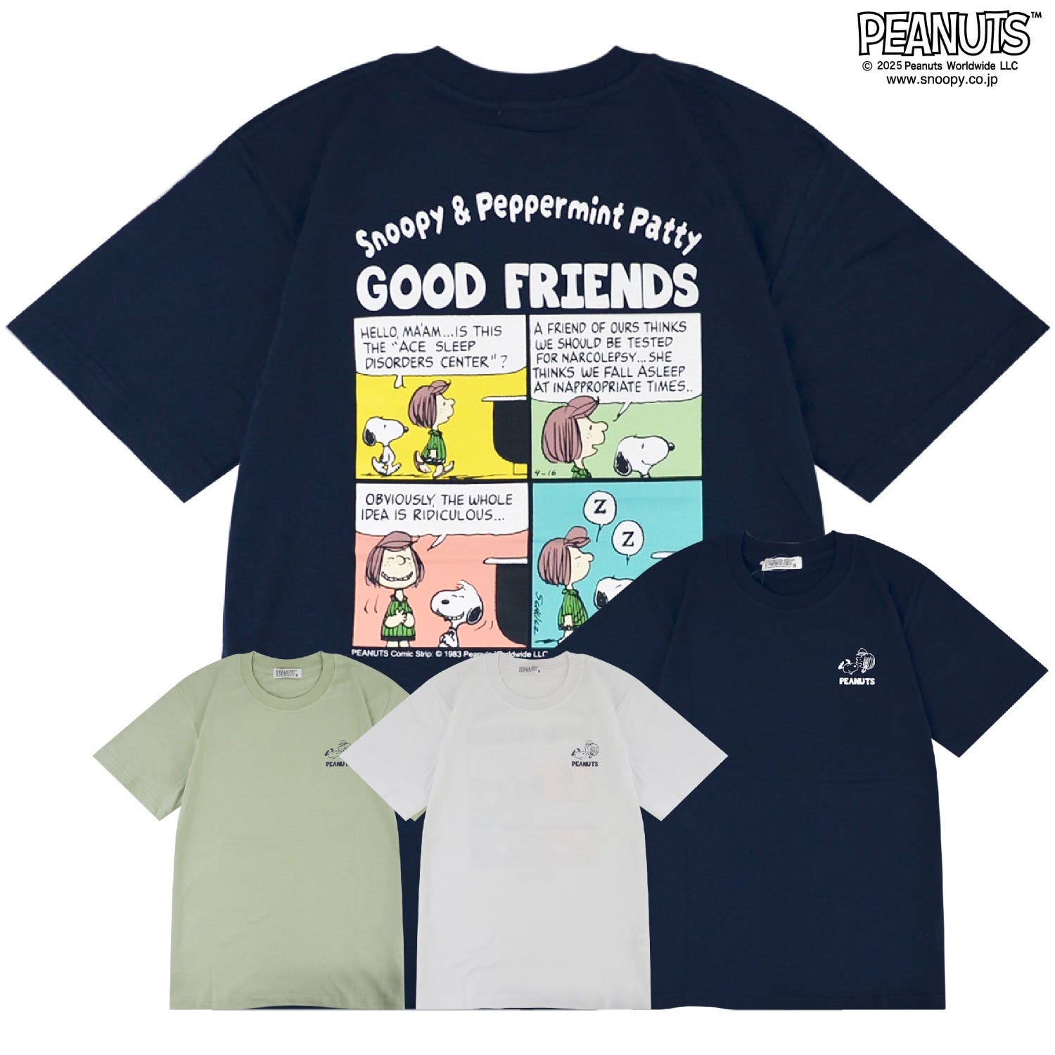 アトリエgg スヌーピーTシャツ スヌーピー Tシャツ 半袖[品番：YSDW0003572]｜CharaBasket（キャラ