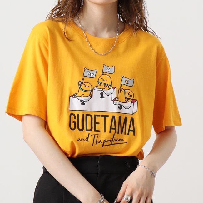 ぐでたま様・3点 ぐでたま Tシャツ 半袖[品番：YSDW0003010]｜CharaBasket（キャラ