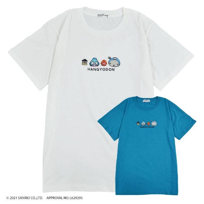 ハンギョドン 半袖 Tシャツ 刺繍 サンリオ グッズ[品番