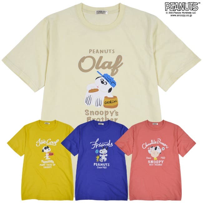 スヌーピー トップス Tシャツ[品番：YSDW0002617]｜CharaBasket【MEN