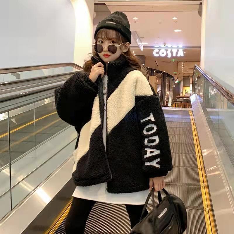 袖ロゴボアブルゾン ブルゾン アウター[品番：CROW0000726]｜CHEER