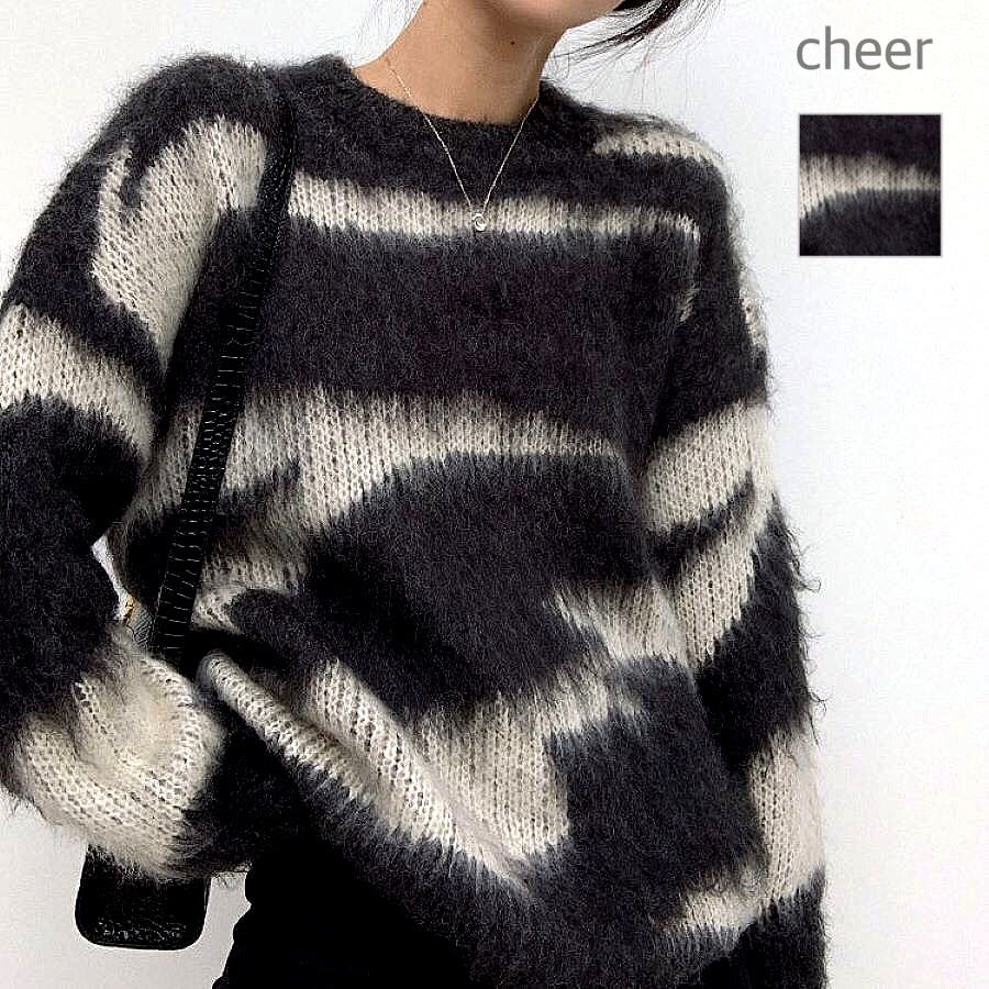 極美品☆アドーア ふんわり モヘアニット ビジュー ゆったり 七分丈 楽天市場】モヘアニット ニット レディース トップス 長袖 送料無料