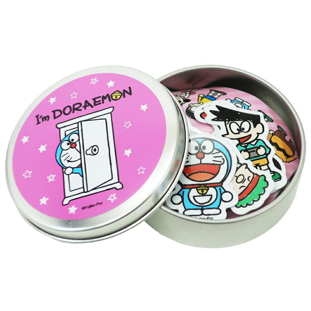 ドラえもん 缶入り ミニステッカー[品番：BREW0018249