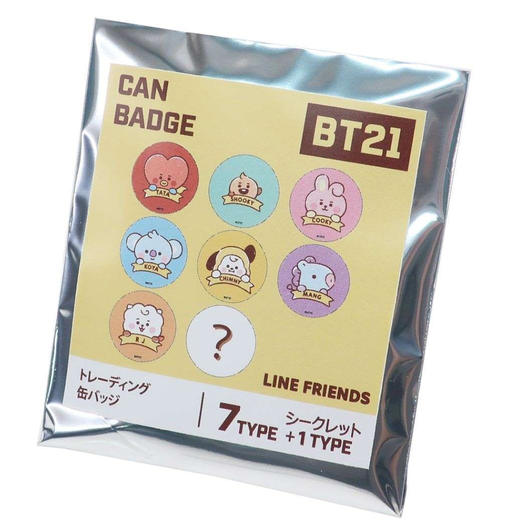 【未使用品】 BT21 トレーディング[品番：BREW0034102 缶バッジ アイドル