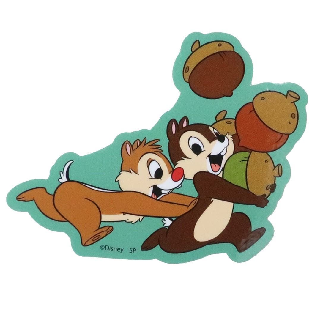ディズニー　チップとデール　ダイカット5インデックスクリアファイル  7枚セット ディズニー チップとデール ダイカット5インデックスクリア