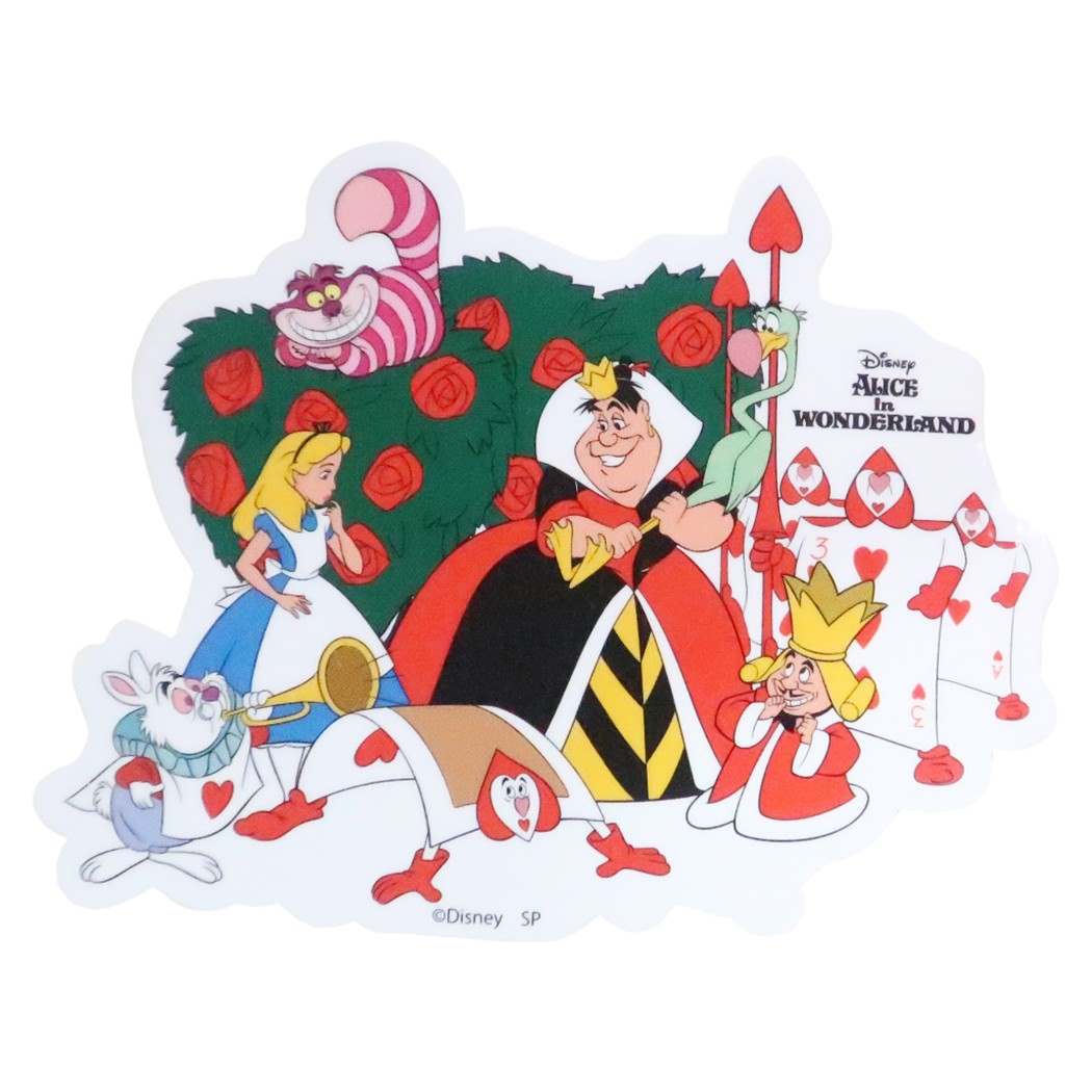 ふしぎの国のアリス ステッカー ダイカット[品番：BREW0061392