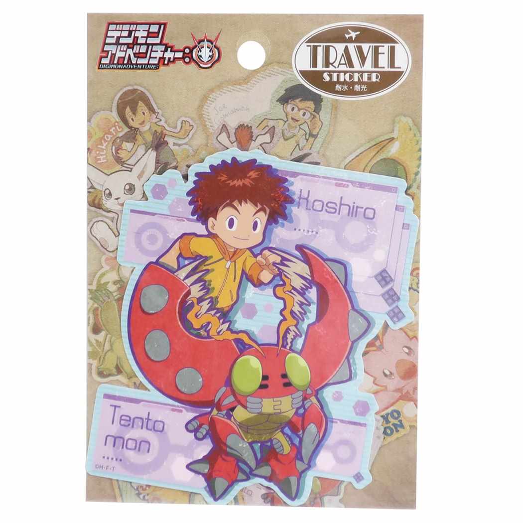 本物 デジモンアドベンチャー トラベル ステッカー[品番：BREW0013157 その他