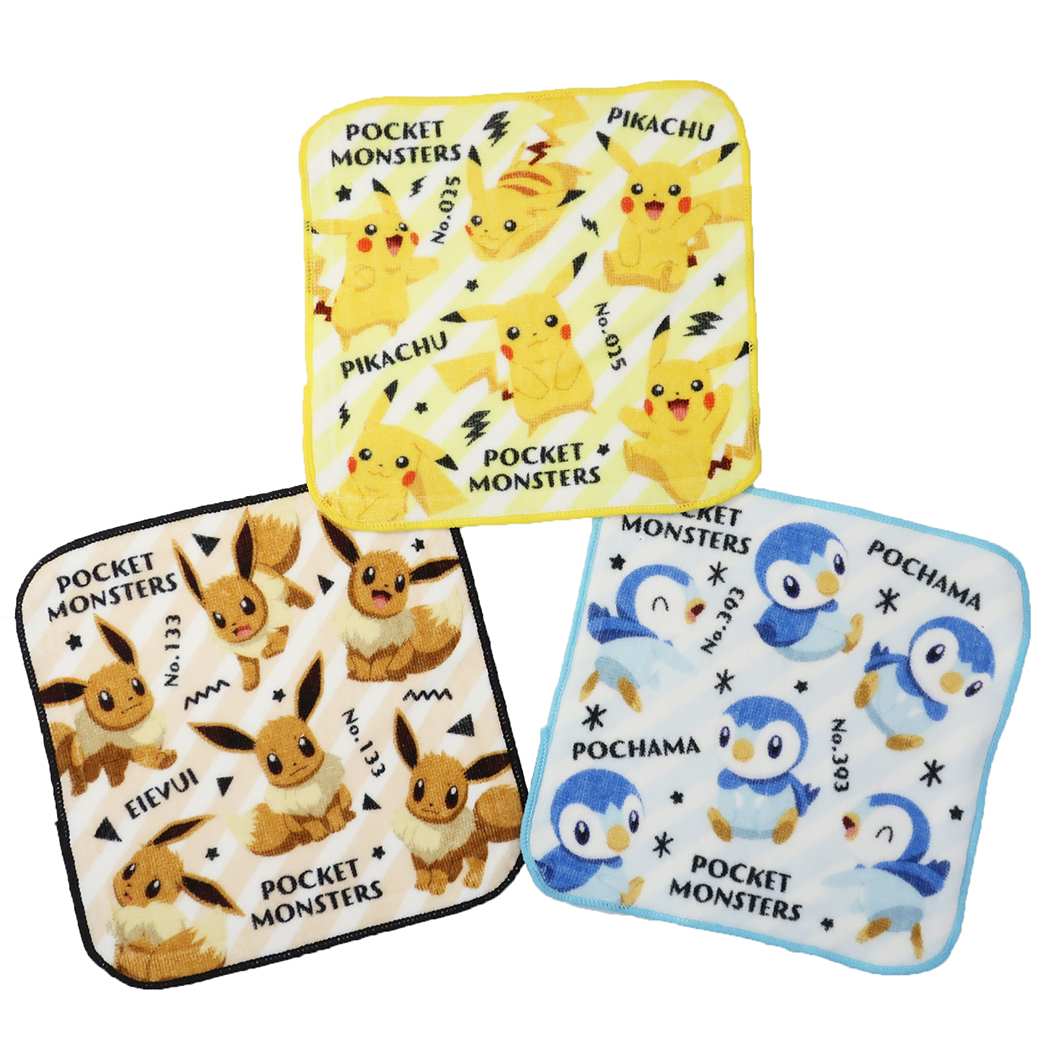 ポケットモンスター ミニタオル ハンカチタオル[品番
