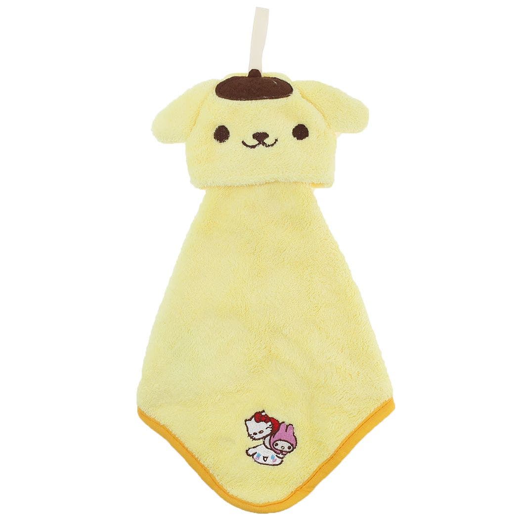 ポムポムプリン 吊り下げ マスコットタオル[品番：BREW0043615