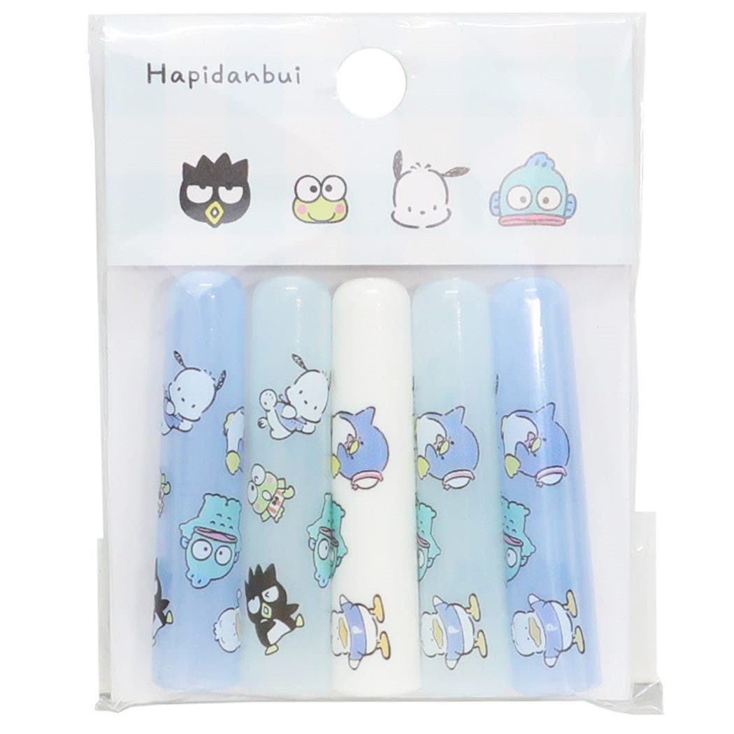 はぴだんぶい 鉛筆キャップ ノーマルえんぴつカバー5本セット[品番