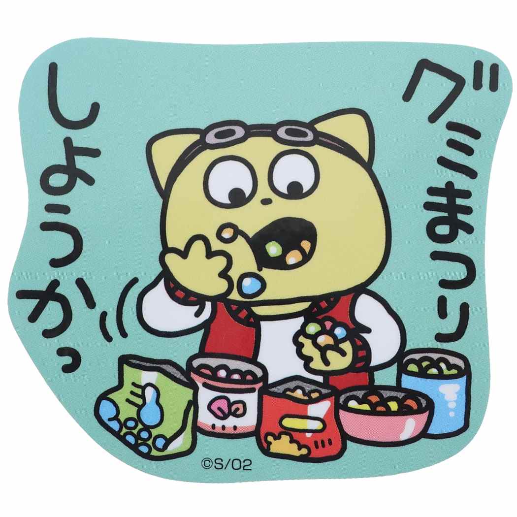 宇宙なんちゃらこてつくん ビッグシール ダイカットビニールステッカー
