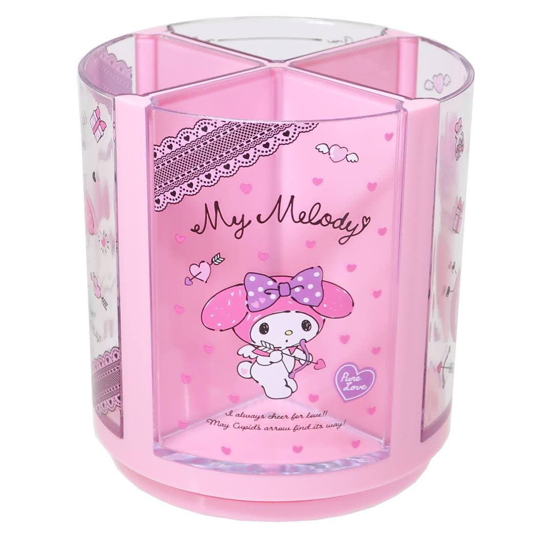 マイメロディ 回転ペン立て 回るペンスタンド[品番：BREW0025016