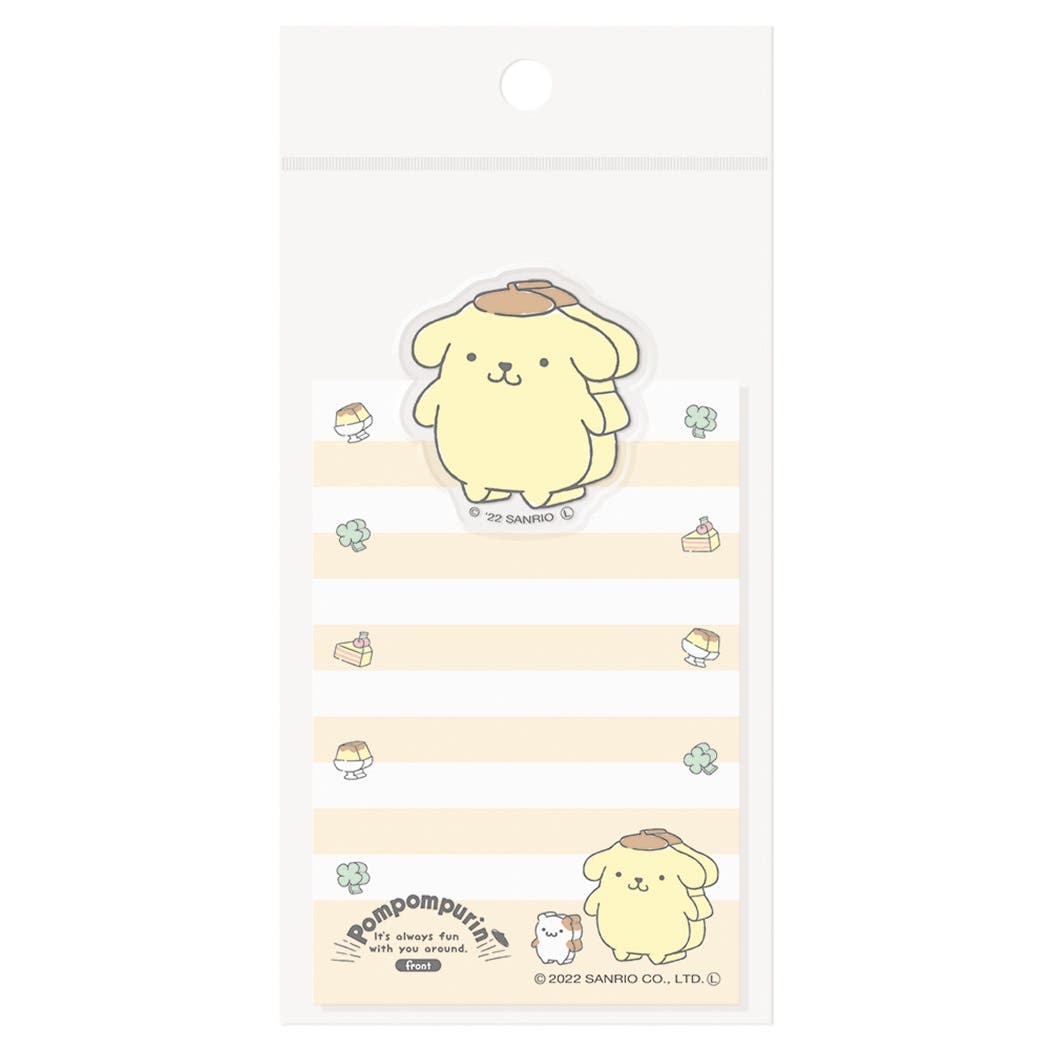 サンリオ　ポムポムプリン　スタッキングケース　メモ　セット サンリオ ポムポムプリン スタッキングケース メモ セット サンリオ