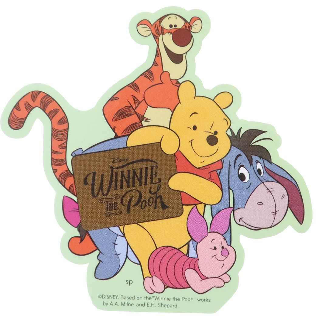 くまのプーさん ビッグシール ダイカットビニールステッカー[品番