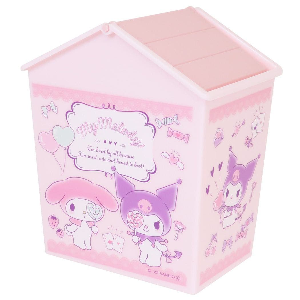 マイメロ ゴミ箱 2015年製 スケーター ゴミ箱 マイメロディ ダイカット インテリアボックス