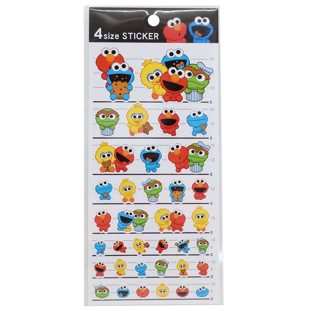 Sesame Street セサミストリート フレークシール