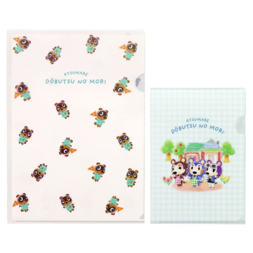 あつまれどうぶつの森 クリアフォルダー クリアファイルセット[品番