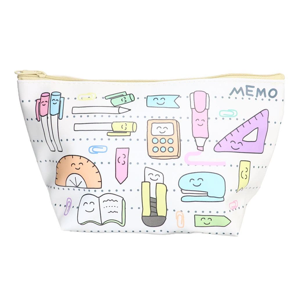 おえかきさん コスメポーチ PUレザーポーチ[品番：BREW0106683