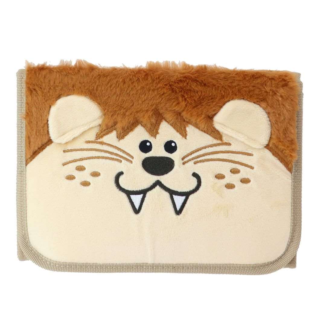 母子手帳ケース ぬいぐるみジャバラマルチケース ライオン[品番