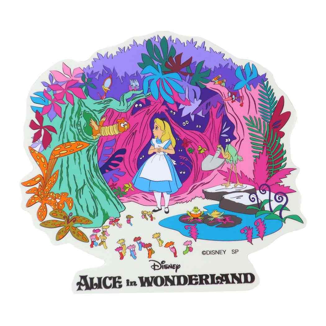 ふしぎの国のアリス ビッグシール アウトドアステッカー[品番