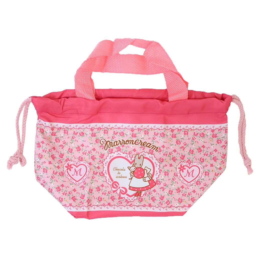 マロンクリーム 巾着袋 マチ付き巾着[品番：BREW0113612