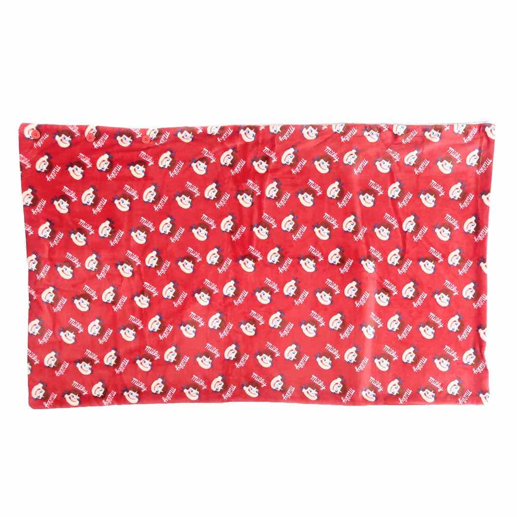 不二家のペコちゃん ひざ掛け毛布 3WAYブランケット[品番：BREW0117634