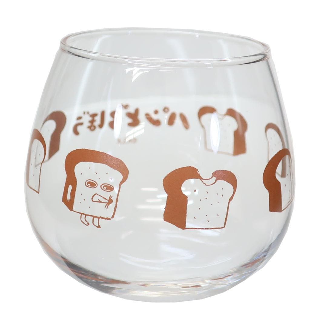 パンどろぼう ガラスコップ ゆらゆらグラス[品番：BREW0124962 