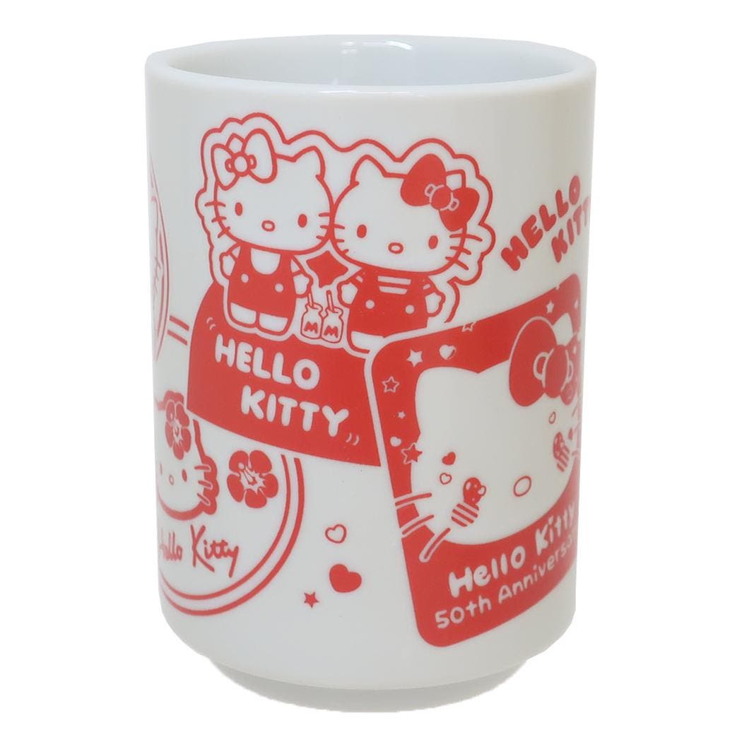 ハローキティ - ハローキティ　ご当地　冬季限定マグカップ　湯飲み　2003年 Amazon｜マリモクラフト ゆのみ ハローキティ50TH φ69×H101mm