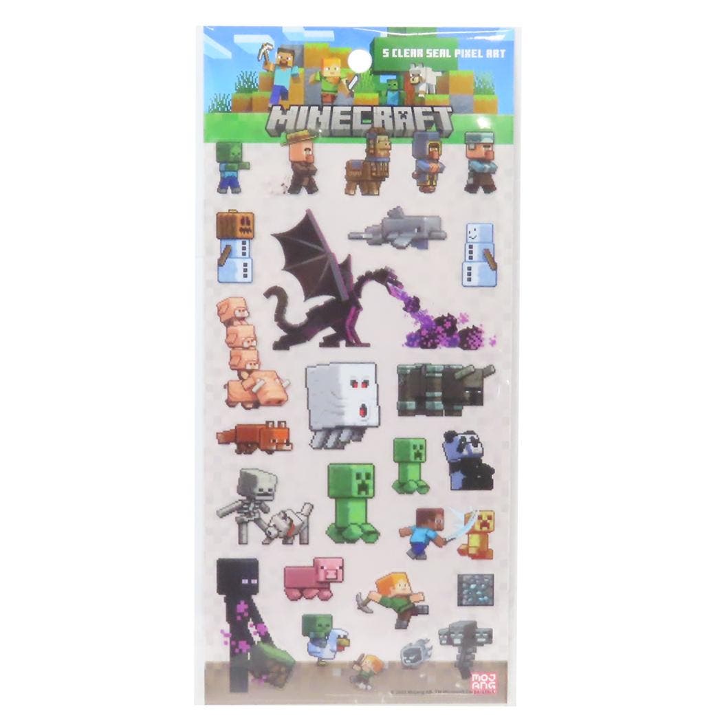 マイクラシール MINECRAFT マインクラフト クリアシール A（再販）[エンスカイ