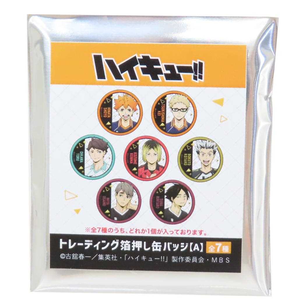 ハイキュー 缶バッジ トレーディング箔押し缶バッジ[品番：BREW0132583